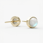 Moonstone Studs