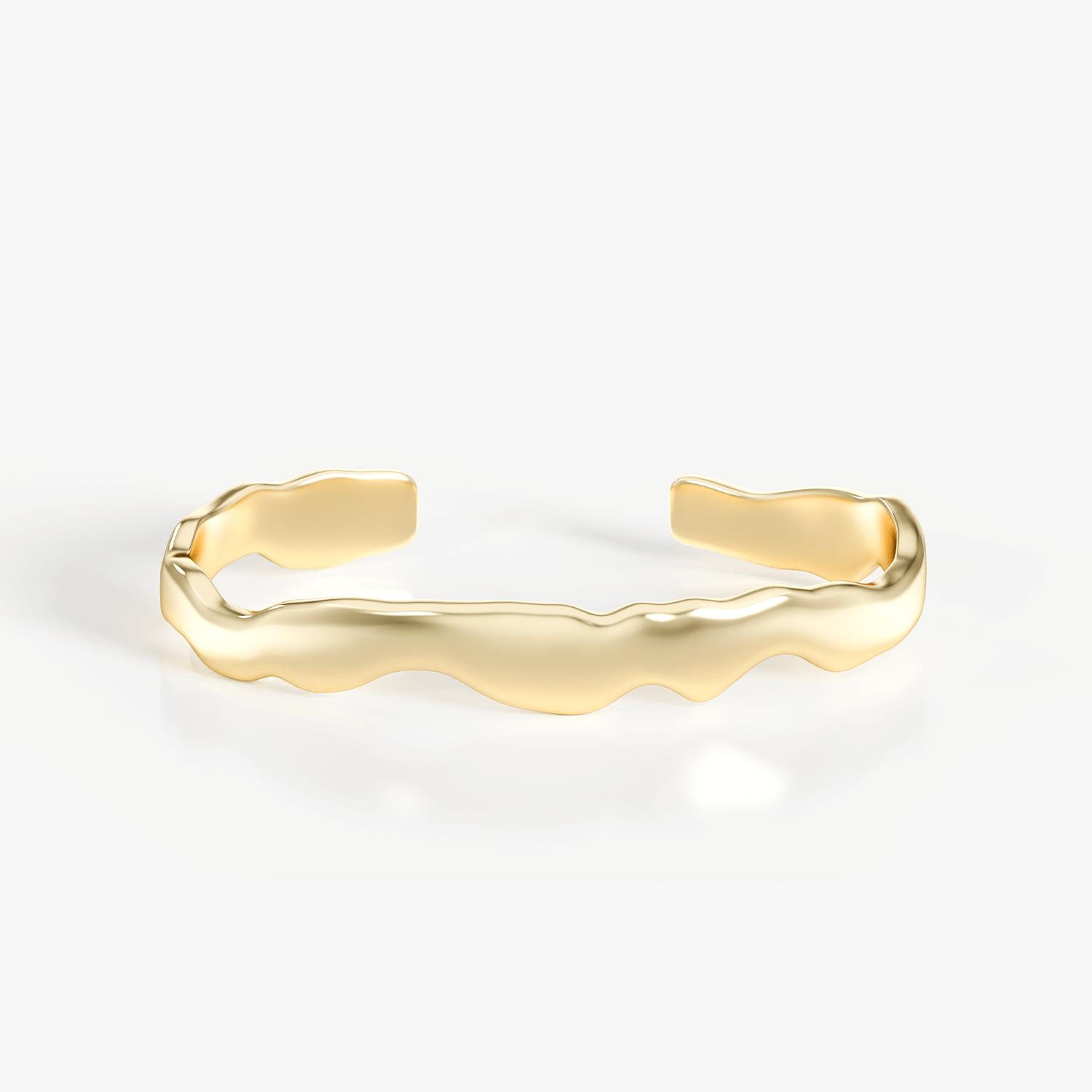 Fluid Form Cuff Bangle