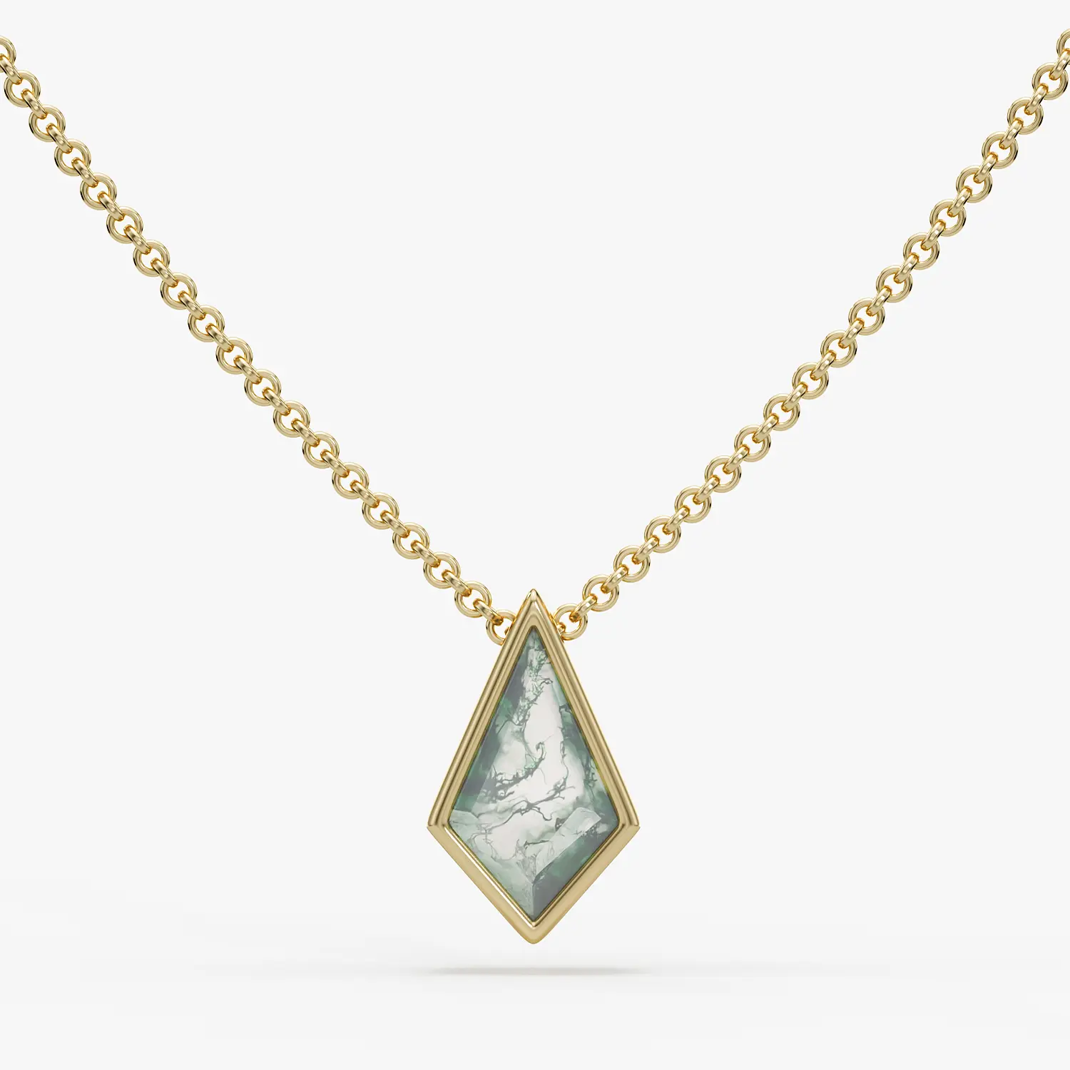 Moss Agate Necklace